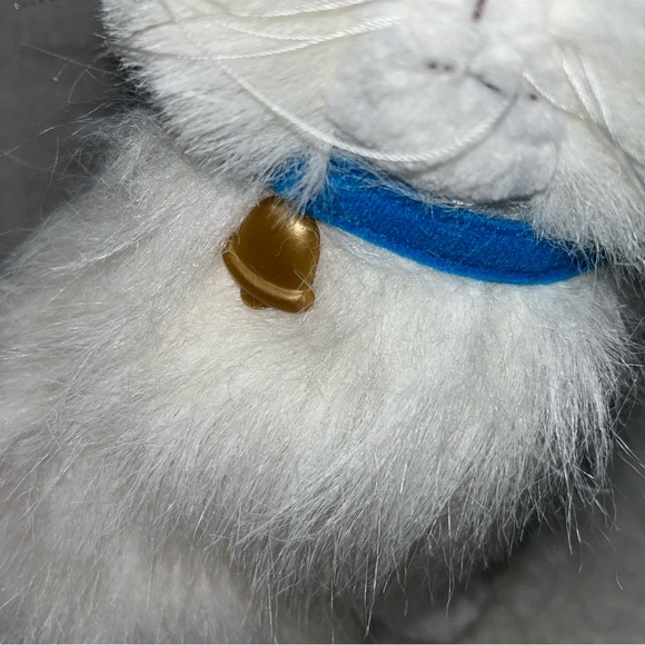 Stuart Little cat plush Snowbell 9" 2002 vintage white & fluffy - Picture 4 of 11